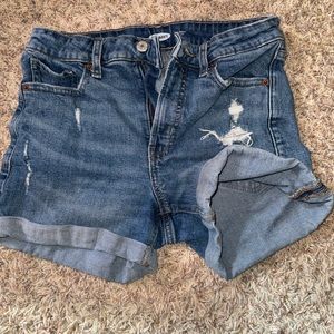 LOT of 2!! Old navy O.G. Shorts. Destructed. Size 4 high rise. 2 pair.